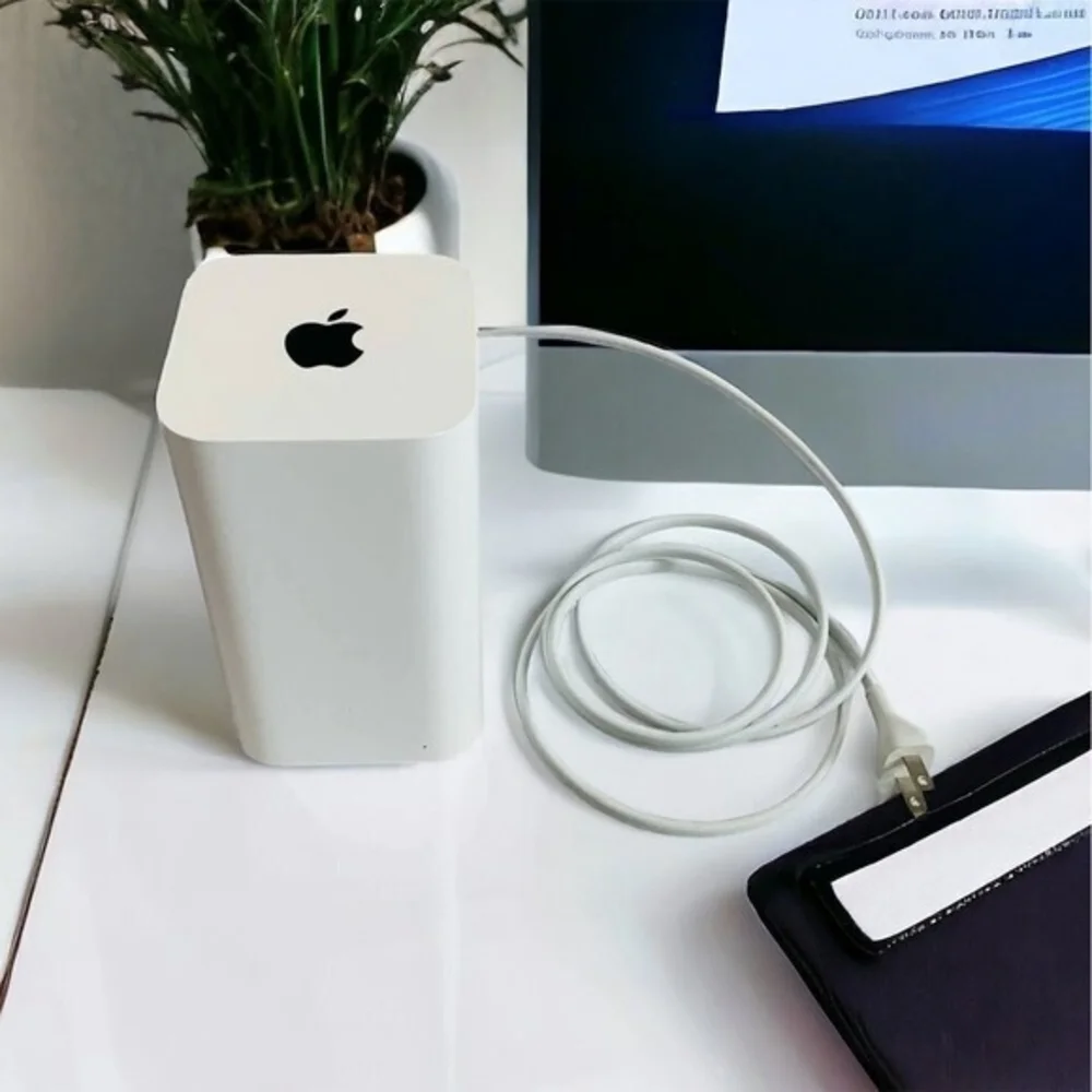 Apple AirPort Extreme Wireless Router Dual Band AC WiFi Gigabit LAN USB MAC Whit